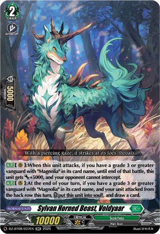 Sylvan Horned Beast, Voldyaar - DZ-BT08/037EN