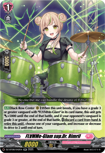 FL∀MMe-Glam sup.Dr. Rimril - DZ-BT08/042EN