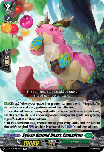 Sylvan Horned Beast, Comadrett - DZ-BT08/059EN