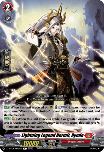 Lightning Legend Hermit, Ryodo - DZ-BT08/070EN