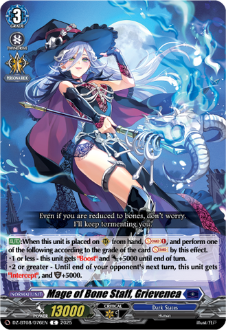 Mage of Bone Staff, Grievenea - DZ-BT08/076EN