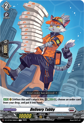 Delivery Tabby - DZ-BT08/086EN