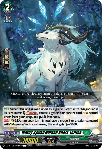 Sylvan Horned Beast of Mercy, Lattice - DZ-BT08/102EN