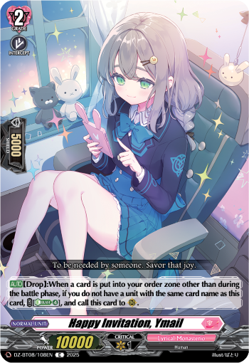 Happy Invitation, Ymail - DZ-BT08/108EN