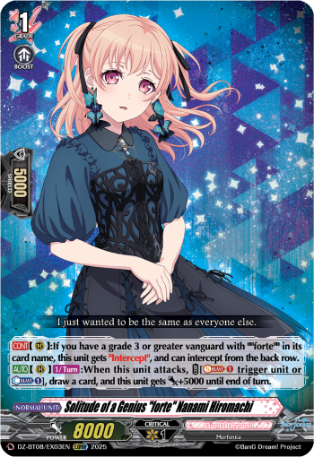 Solitude of a Genius "forte" Nanami Hiromachi - DZ-BT08/EX03EN