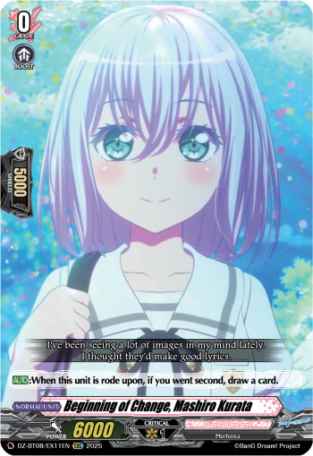 Beginning of Change, Mashiro Kurata - DZ-BT08/EX11EN