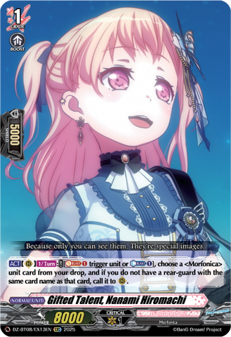 Gifted Talent, Nanami Hiromachi - DZ-BT08/EX13EN