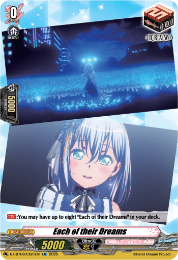 Each of their Dreams - DZ-BT08/EX21EN