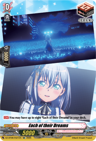 Each of their Dreams - DZ-BT08/EX21EN
