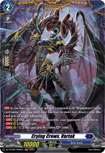 Crying Crows, Vartak (FR) - DZ-BT08/FR09EN
