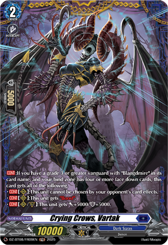 Crying Crows, Vartak (FR) - DZ-BT08/FR09EN