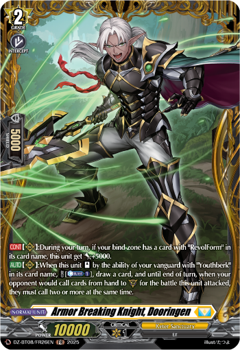 Armor Breaking Knight, Dooringen (FR) - DZ-BT08/FR26EN