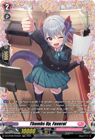 Thumbs Up, Favoral (FR) - DZ-BT08/FR45EN