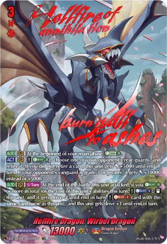 Hellfire Dragon, Wirbel Dragon (SEC) - DZ-BT08/SEC01EN