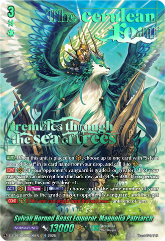 Sylvan Horned Beast Emperor, Magnolia Patriach (SEC) - DZ-BT08/SEC06EN