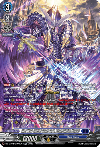 One Who Walks From Zero, Blangdmire Nexus (SR) - DZ-BT08/SR08EN