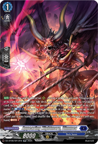Appearing Nightmare, Dimmea (SR) - DZ-BT08/SR12EN