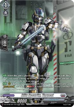 Blitz Security, Varnest (SR) - DZ-BT08/SR17EN