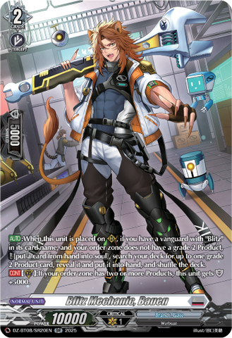 Blitz Mechnanic, Bauen (SR) - DZ-BT08/SR20EN