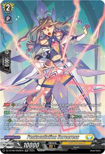 Pentaculation Sorceress (SR) - DZ-BT08/SR28EN