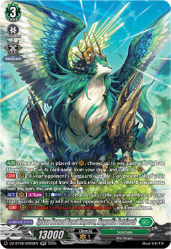 Sylvan Horned Beast Emperor, Magnolia Patriach (SR) - DZ-BT08/SR29EN