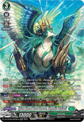 Sylvan Horned Beast Emperor, Magnolia Patriach (SR) - DZ-BT08/SR29EN