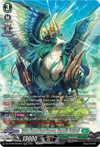 Sylvan Horned Beast Emperor, Magnolia Patriach (SR) - DZ-BT08/SR29EN