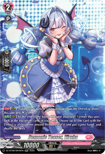 Demonic Teaser, Virsha (SR) - DZ-BT08/SR40EN