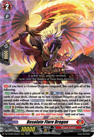 Desolate Flare Dragon - DZ-BT09/002EN