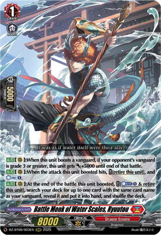 Battle Monk of Water Scales, Ryuutou - DZ-BT09/003EN
