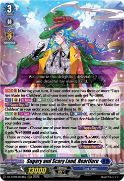 Sugary and Scary Land, Heartluru - DZ-BT09/004EN