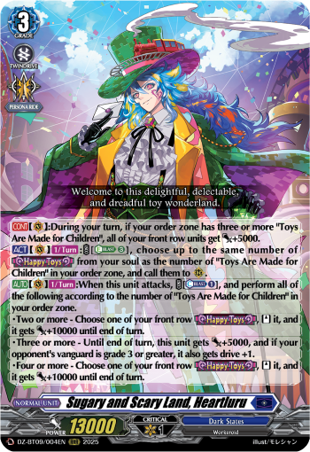 Sugary and Scary Land, Heartluru - DZ-BT09/004EN