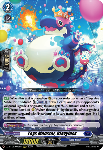 Toys Monster, Blavyloss - DZ-BT09/005EN