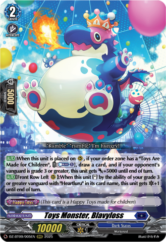 Toys Monster, Blavyloss - DZ-BT09/005EN