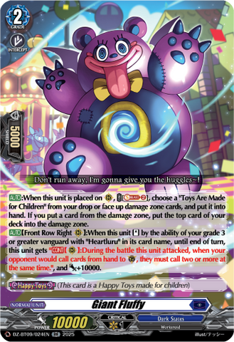 Giant Fluffy - DZ-BT09/024EN