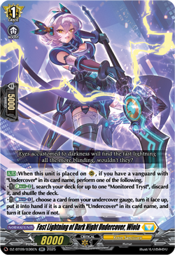 Fast Lightning of Dark Night Undercover, Wiola - DZ-BT09/036EN