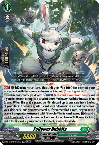 Follower Rabbits - DZ-BT09/040EN