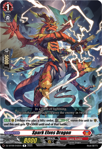 Spark Elves Dragon - DZ-BT09/042EN