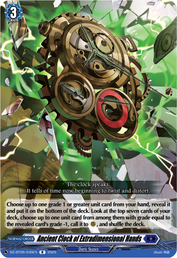 Ancient Clock of Extradimensional Hands - DZ-BT09/049EN