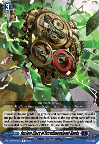 Ancient Clock of Extradimensional Hands - DZ-BT09/049EN