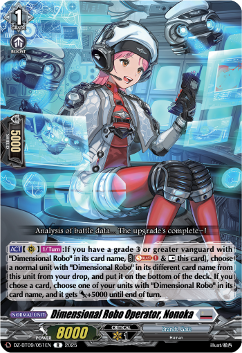 Dimensional Robo Operator, Nonoka - DZ-BT09/051EN