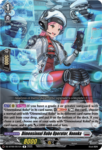 Dimensional Robo Operator, Nonoka - DZ-BT09/051EN