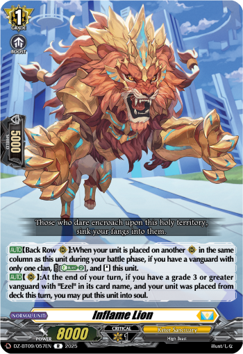 Inflame Lion - DZ-BT09/057EN