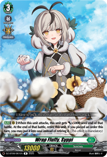 Wrap Fluffy, Syppi - DZ-BT09/061EN