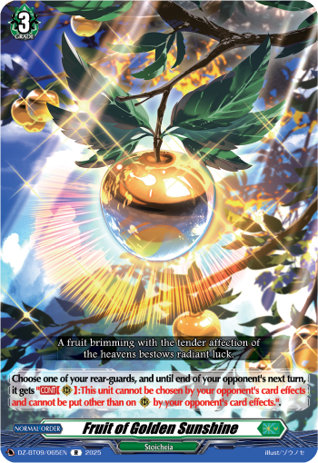 Fruit of Golden Sunshine - DZ-BT09/065EN