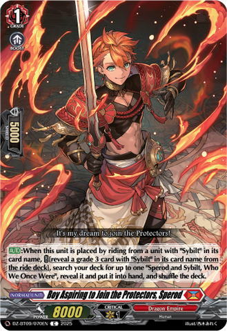 Boy Aspiring to Join the Protectors, Sperod - DZ-BT09/070EN