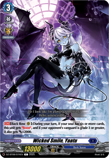 Wicked Smile, Yaatu - DZ-BT09/074EN