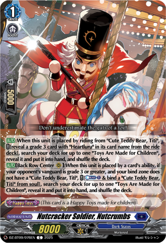 Nutcracker Soldier, Nutcrumbs - DZ-BT09/076EN