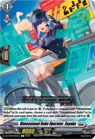 Dimensional Robo Operator, Sayaka - DZ-BT09/085EN