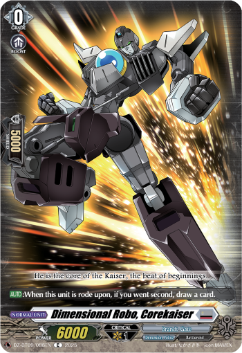 Dimensional Robo, Corekaiser - DZ-BT09/088EN